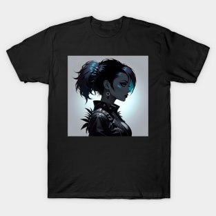 Necropunk girl art T-Shirt